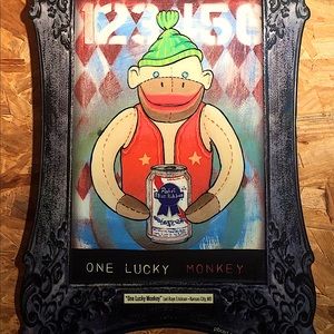 Pabst Blue Ribbon Tin/sign